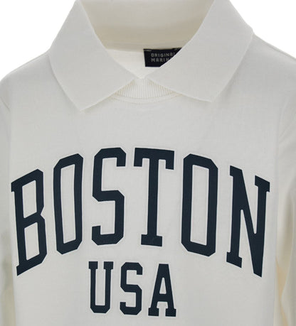 Boy's collared sweatshirt