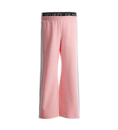 Girl's wide leg pants-5