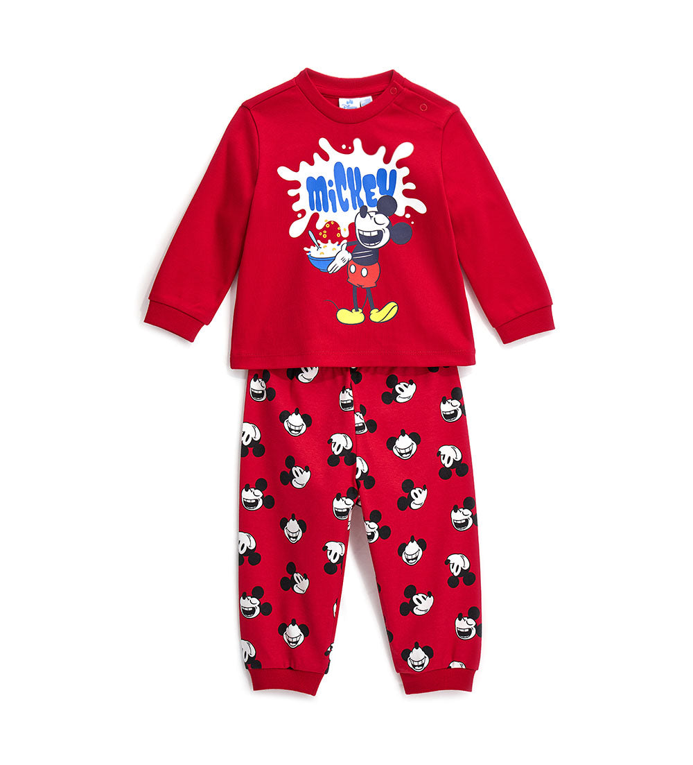 Baby boy's disney mickey mouse pajamas-4