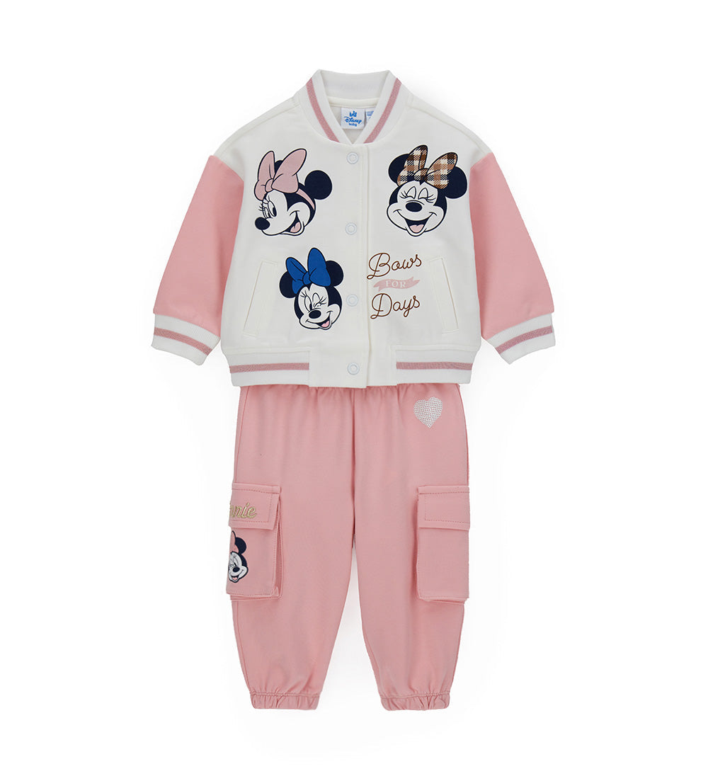 Baby girl's disney minnie tracksuit