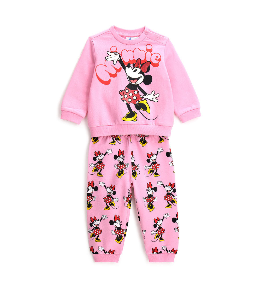Baby girl's disney minnie pajamas-11