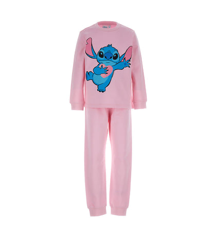 Girl's stitch pajamas-4