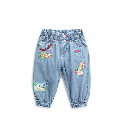 BABY GIRL'S DENIM JEANS-500