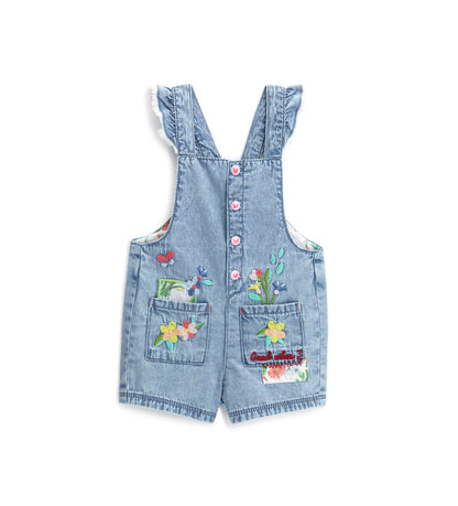 BABY GIRL'S DENIM OVERALL-500