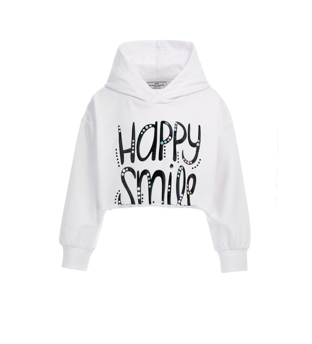 GIRL'S CROPPED SWEATSHIRT