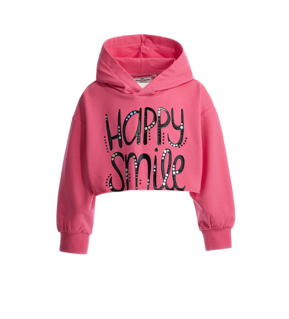 GIRL'S CROPPED SWEATSHIRT