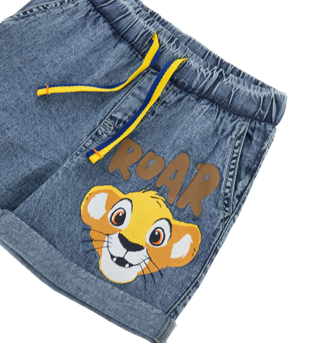 BABY BOY'S DENIM DISNEY SHORTS-501