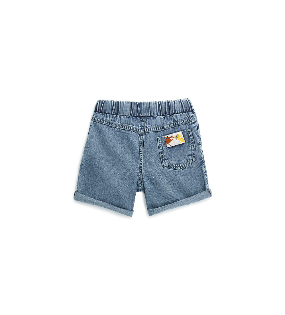 BABY BOY'S DENIM DISNEY SHORTS-502