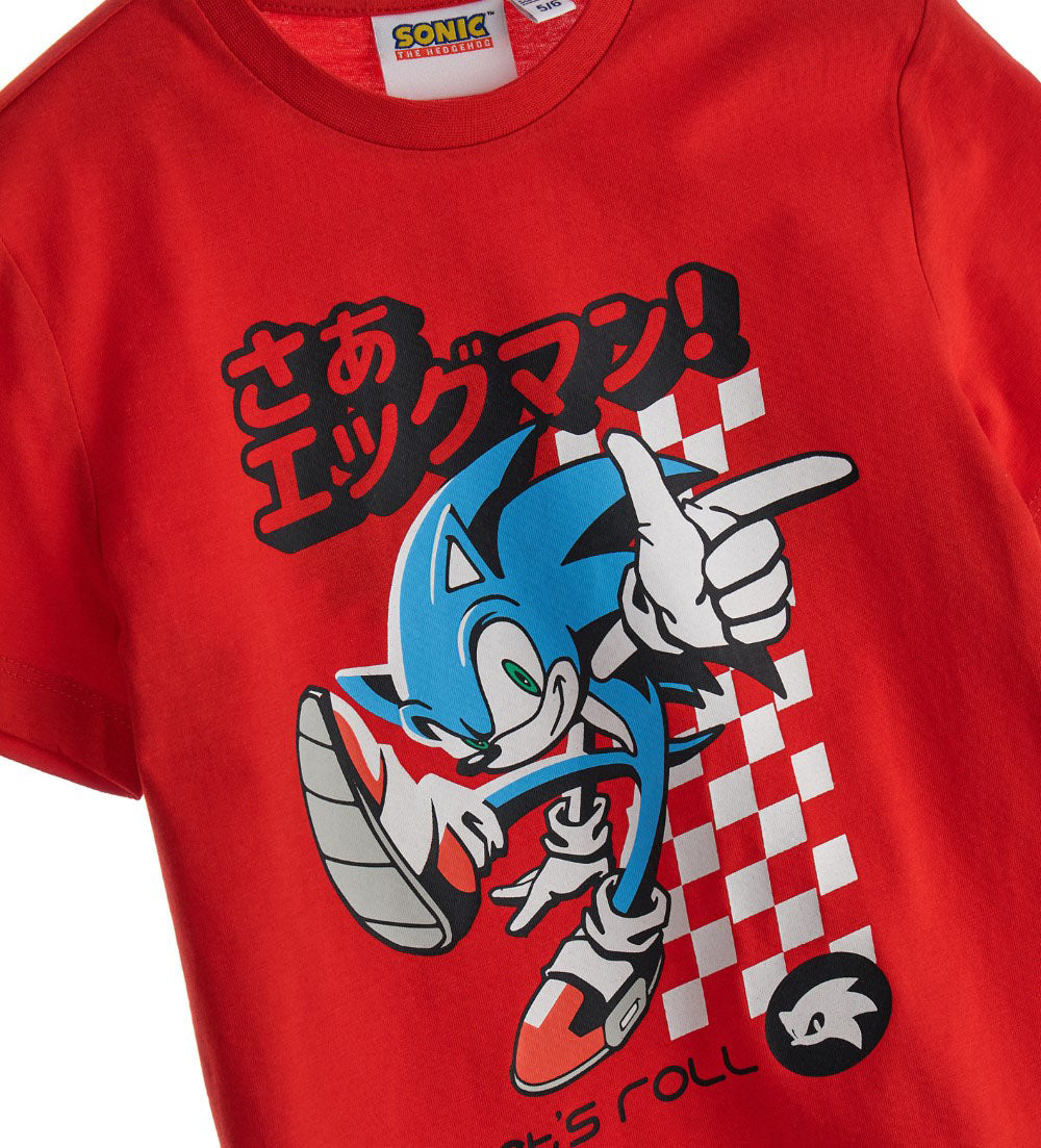 BOY'S SONIC SHORT PAJAMAS-505