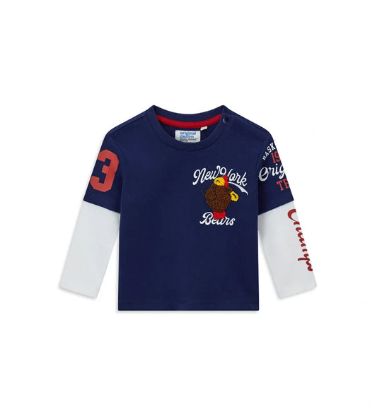 Baby boy's double sleeve t-shirt