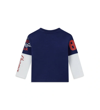Baby boy's double sleeve t-shirt