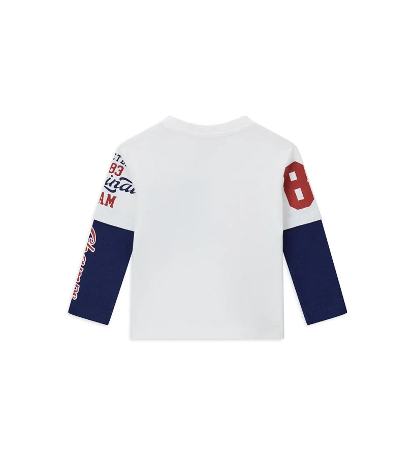 Baby boy's double sleeve t-shirt