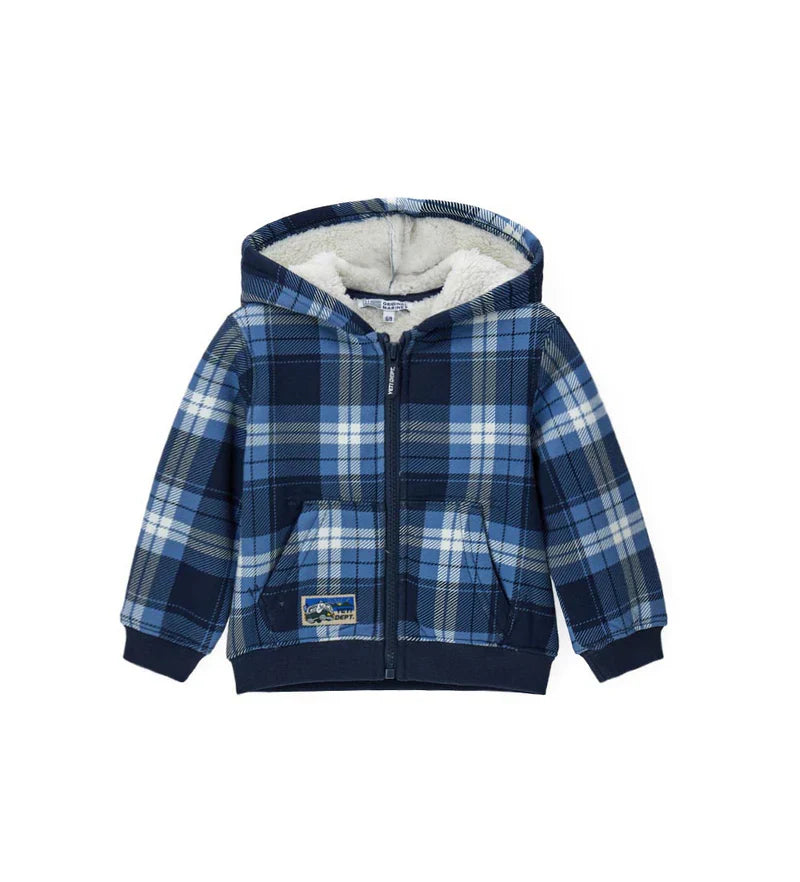 Baby boy's jacket with fur