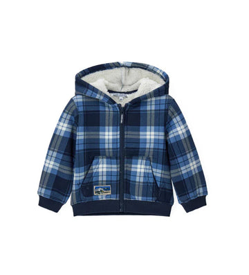 Baby boy's jacket with fur