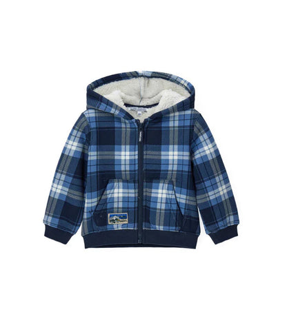 Baby boy's jacket with fur