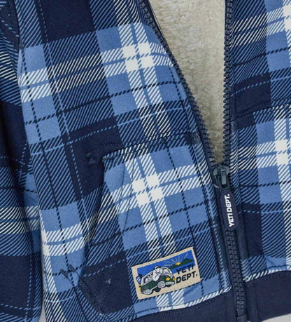 Baby boy's jacket with fur