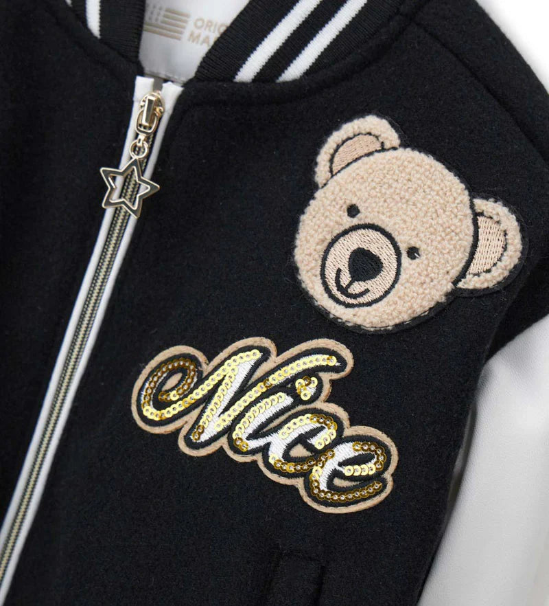 Baby girl's bomber jacket