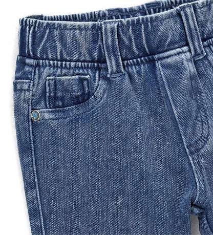 Baby girl's denim leggings