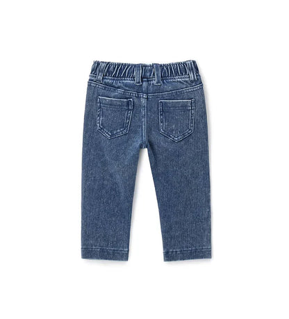 Baby girl's denim leggings