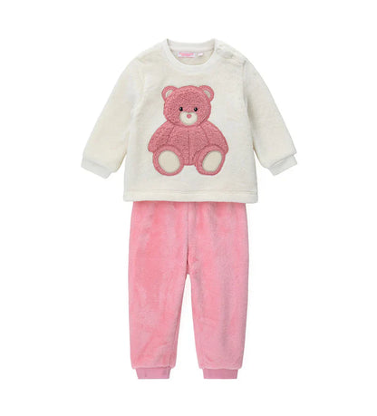 Baby girl's fur pajamas