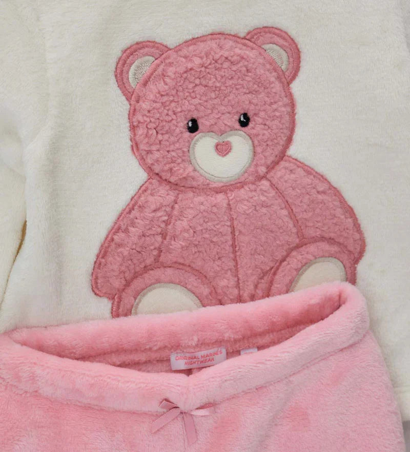 Baby girl's fur pajamas