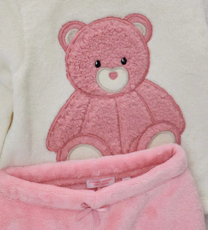 Baby girl's fur pajamas