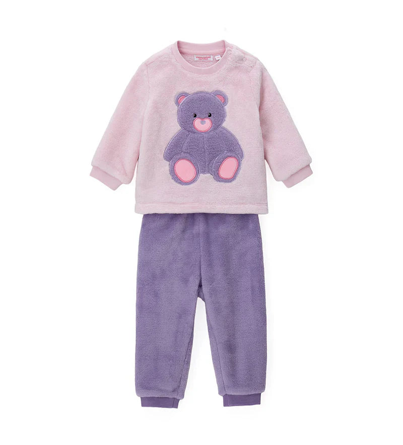 Baby girl's fur pajamas