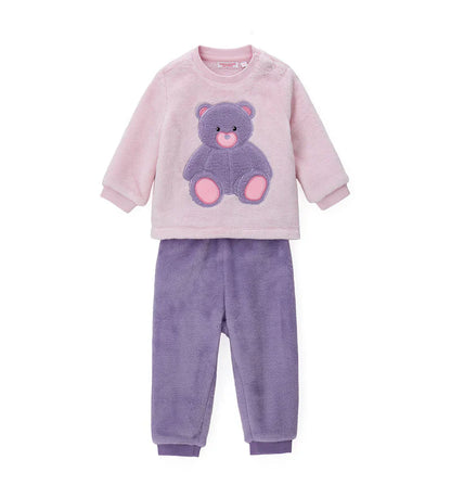 Baby girl's fur pajamas