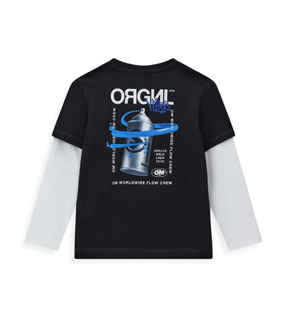 Boy's double sleeve t-shirt