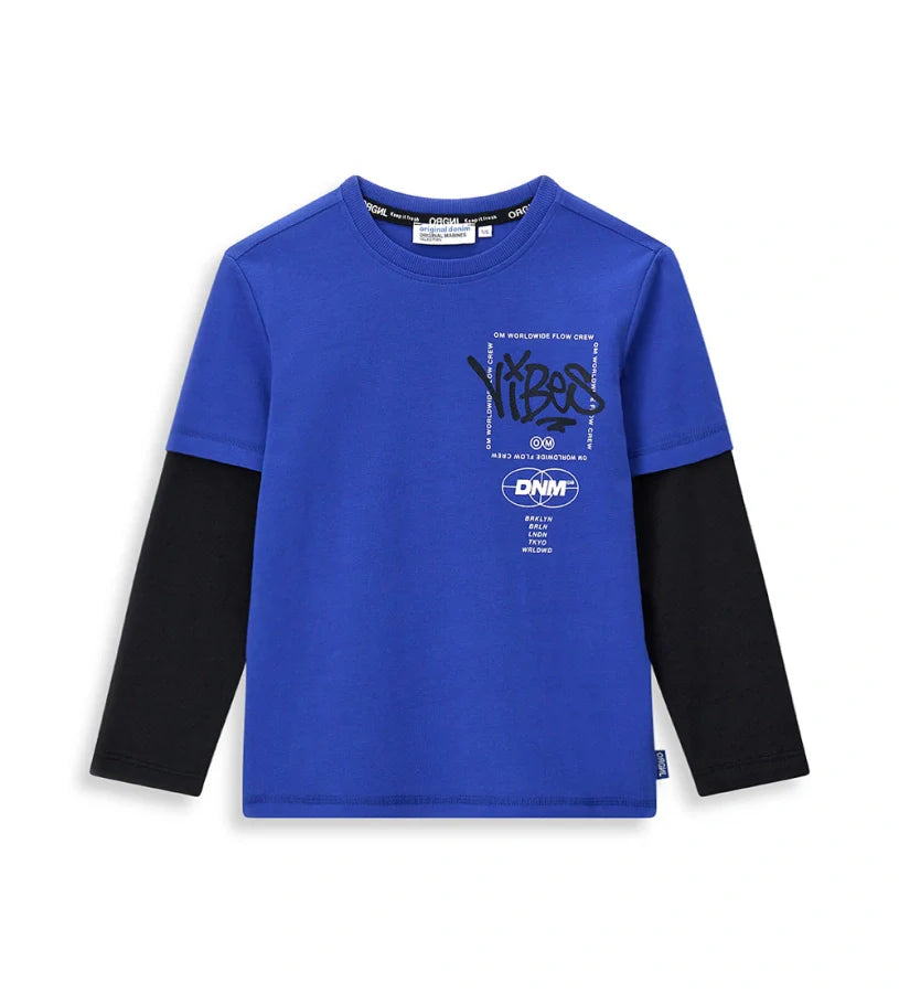Boy's double sleeve t-shirt