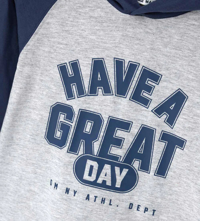 Boy's hooded shirt