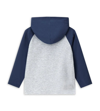 Boy's hooded shirt
