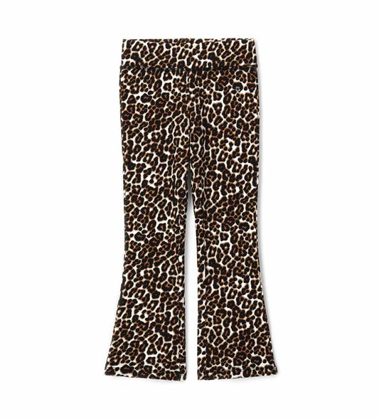 Girl's bell-bottom leggings