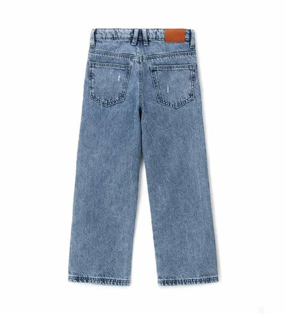 Girl's wide leg jeans