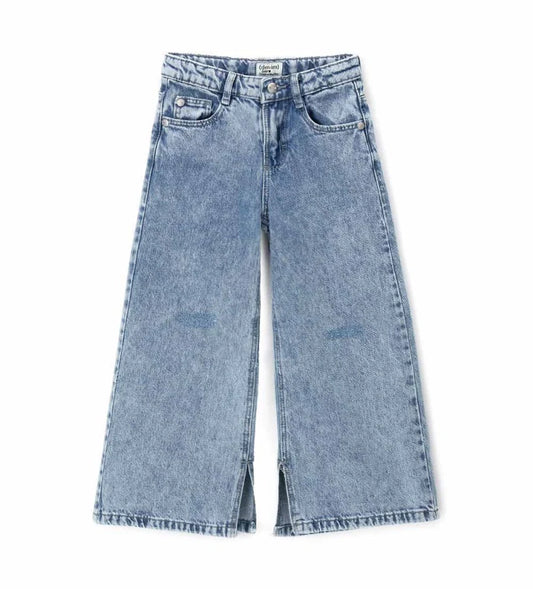 Girl's wide leg jeans