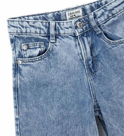 Girl's wide leg jeans