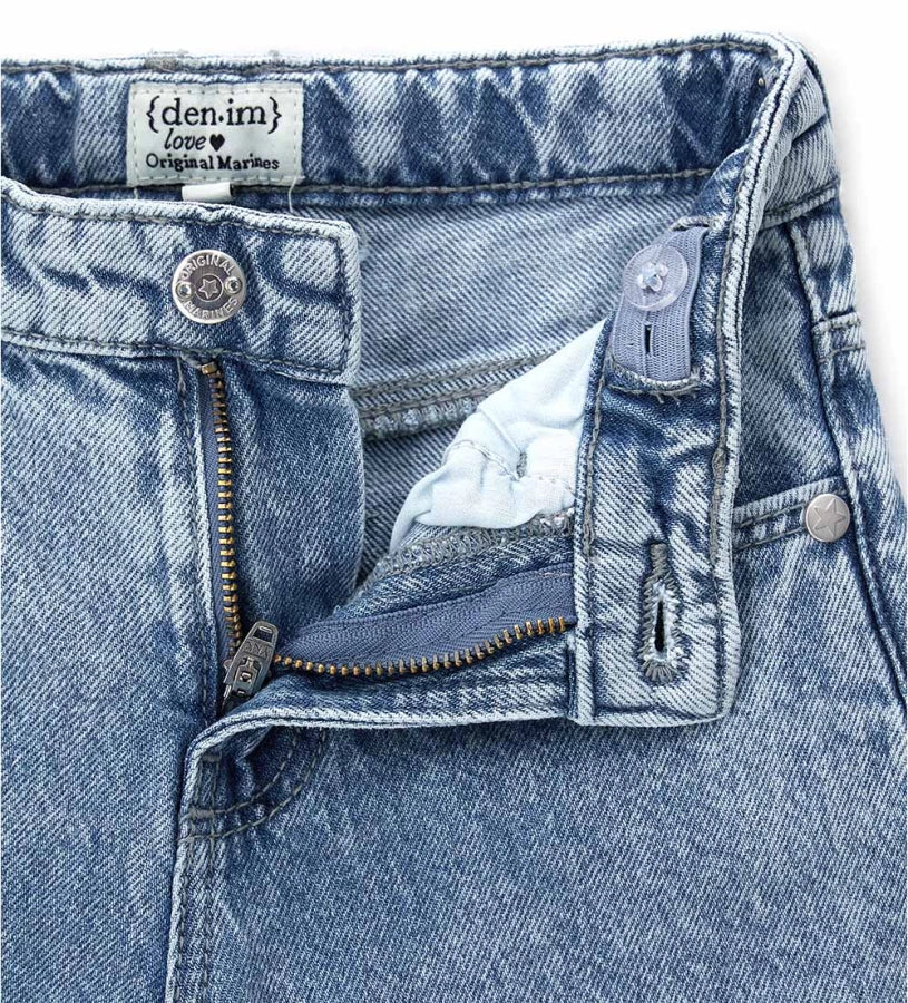 Girl's wide leg jeans