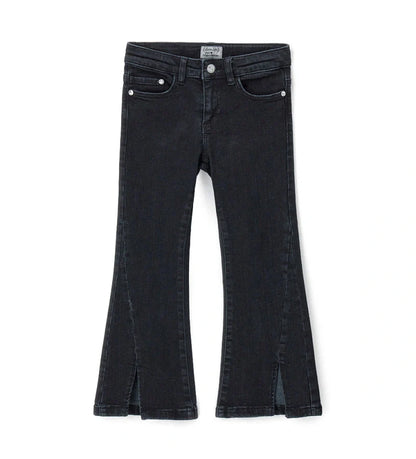 Girl's bell-bottom jeans