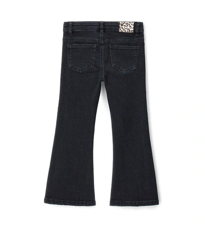 Girl's bell-bottom jeans