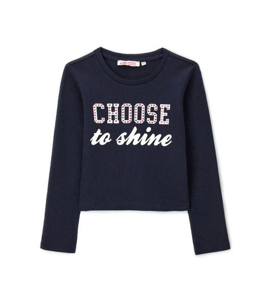 Girl's crop t-shirt