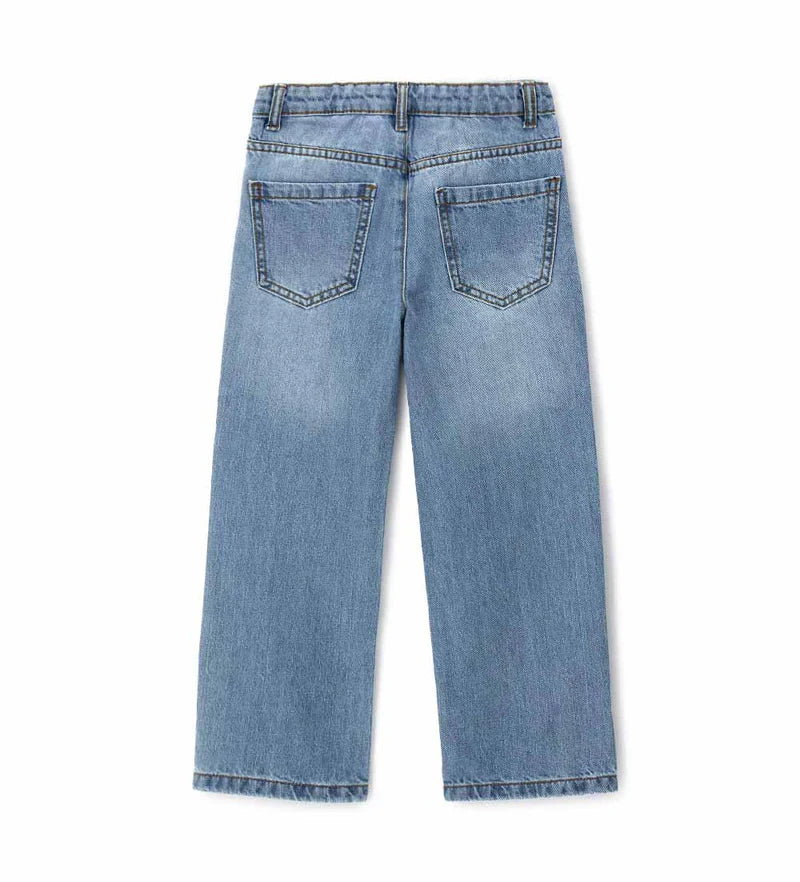Girl's wide leg jeans