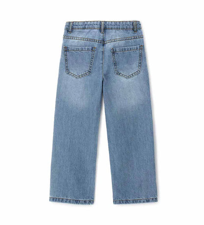 Girl's wide leg jeans