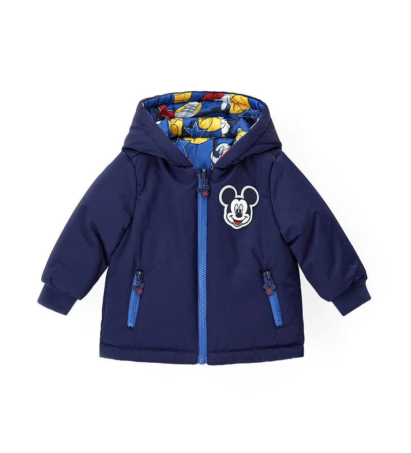 Baby boy's reversible disney mickey jacket