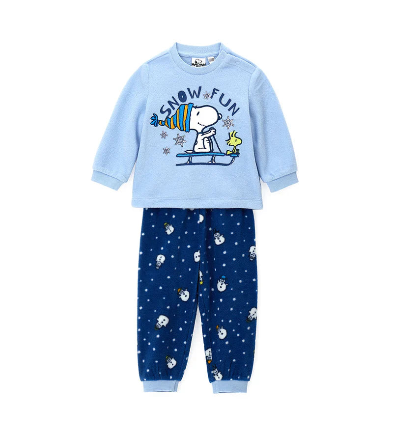 Baby boy's snoopy pajamas
