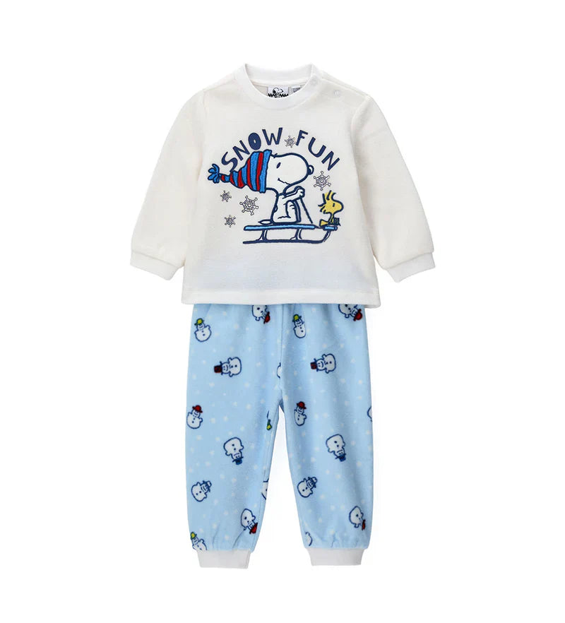 Baby boy's snoopy pajamas