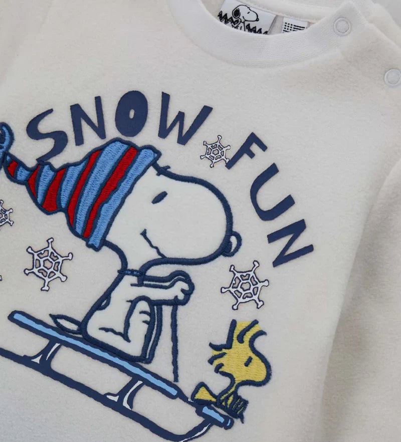 Baby boy's snoopy pajamas