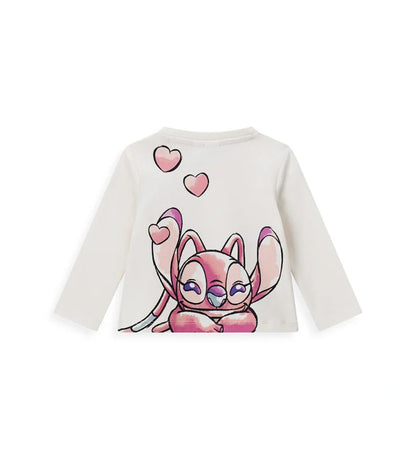 Baby girl's disney stitch t-shirt