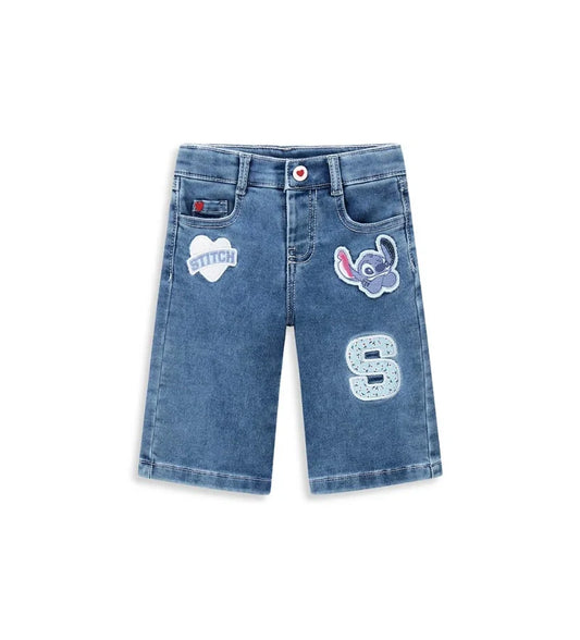 Baby girl's disney stitch jeans