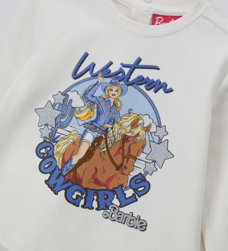 Baby girl's barbie t-shirt