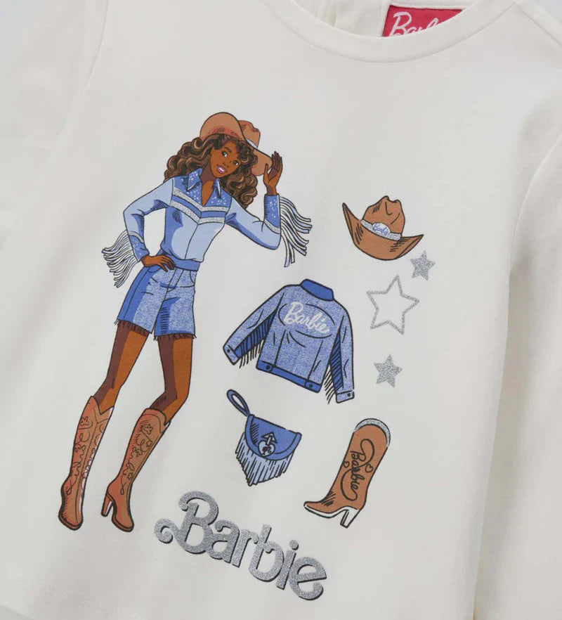 Baby girl's barbie t-shirt